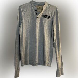Gray Hollister Long Sleeve Shirt